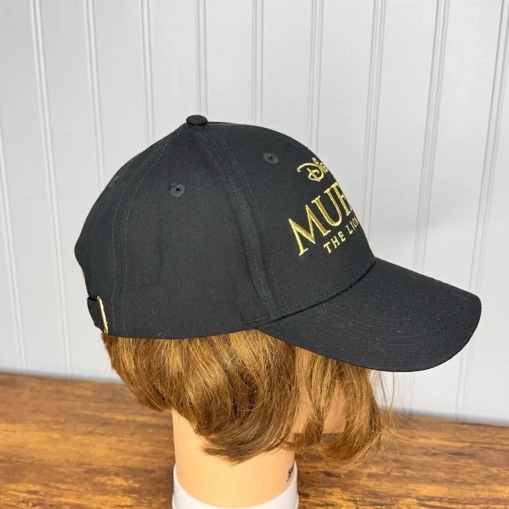 Walt Disney Mufasa The Lion King Movie Black Promo Baseball Cap